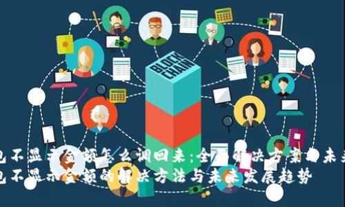 TP钱包不显示金额怎么调回来：全面解决方案与未来趋势
TP钱包不显示金额的解决方法与未来发展趋势